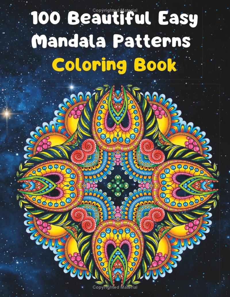 100 Magnificent Mandalas Coloring Book for Adults Coloring Book for Mandalas for Adults Women Men Kids Amazing Easy Mandalas for Girls Boys