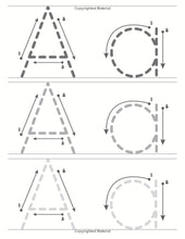 Load image into Gallery viewer, 100 Pages Big Alphabet Letter Number Tracing Preschool Homeschool Kindergarten Handwriting Practice Learn to Write Preschool Alphabet Book
