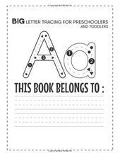 Load image into Gallery viewer, 157 Pages Alphabet Letter Tracing Preschool Homeschool Kindergarten Handwriting Practice Learn To Write Preschool Alphabet Learning Writing