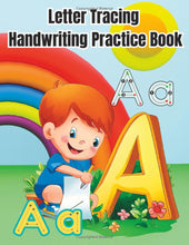 Load image into Gallery viewer, 50 Pages Big Alphabet Letter Number Tracing Preschool Homeschool Kindergarten Handwriting Practice Learn to Write Preschool Alphabet Book