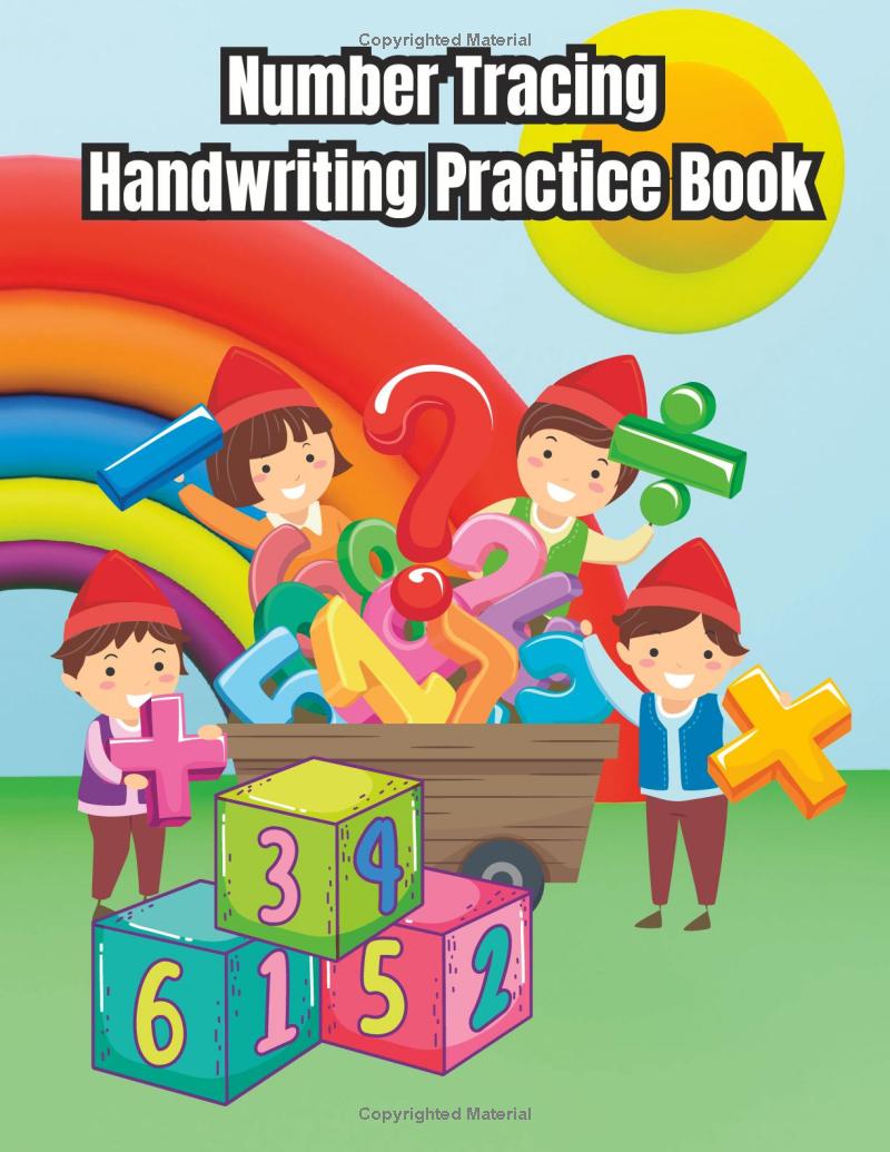 Preschool Number Practice Learning Workbook Handwriting Practice For Kids Book 1-20 Number Tracing For Kids Ages 3-5 Number Practice Book