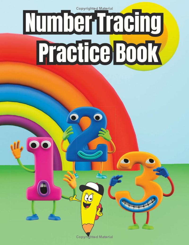 Preschool Number Practice Learning Workbook Handwriting Practice For Kids Book 1-20 Number Tracing For Kids Ages 3-5 Number Practice Book