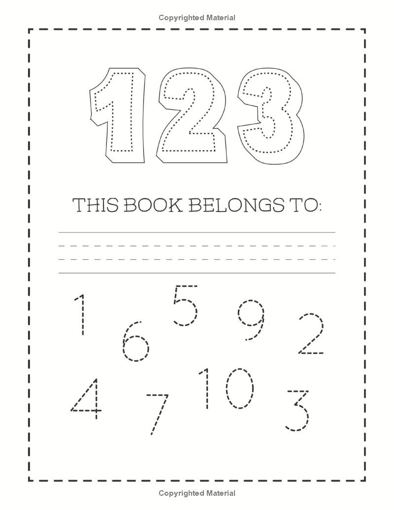 Preschool Number Practice Learning Workbook Handwriting Practice For Kids Book 1-20 Number Tracing For Kids Ages 3-5 Number Practice Book