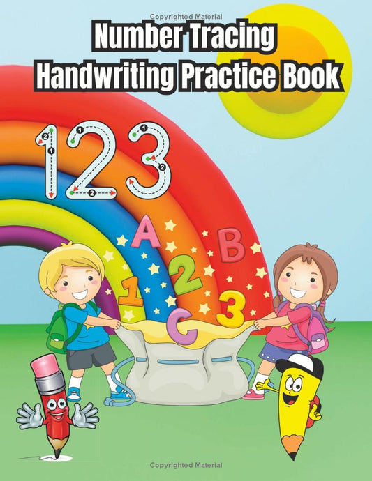 Preschool Number Practice Learning Workbook Handwriting Practice For Kids Book 1-20 Number Tracing For Kids Ages 3-5 Number Practice Book