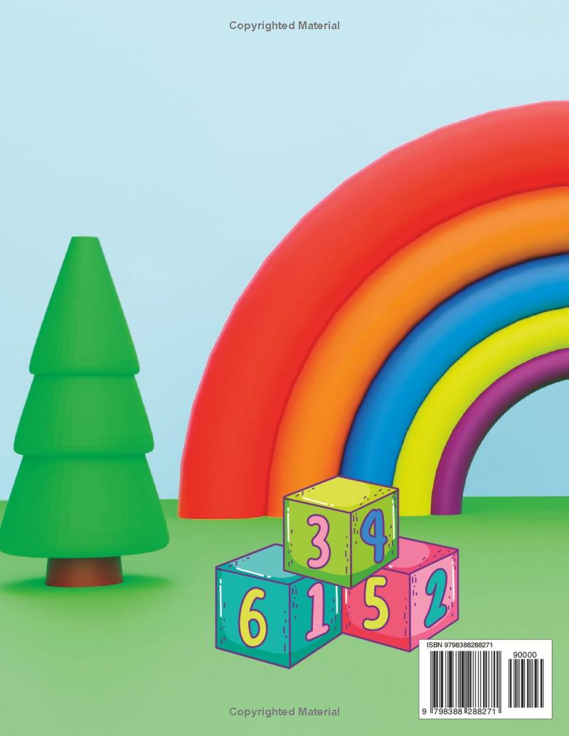 Preschool Number Practice Learning Workbook Handwriting Practice For Kids Book 1-20 Number Tracing For Kids Ages 3-5 Number Practice Book