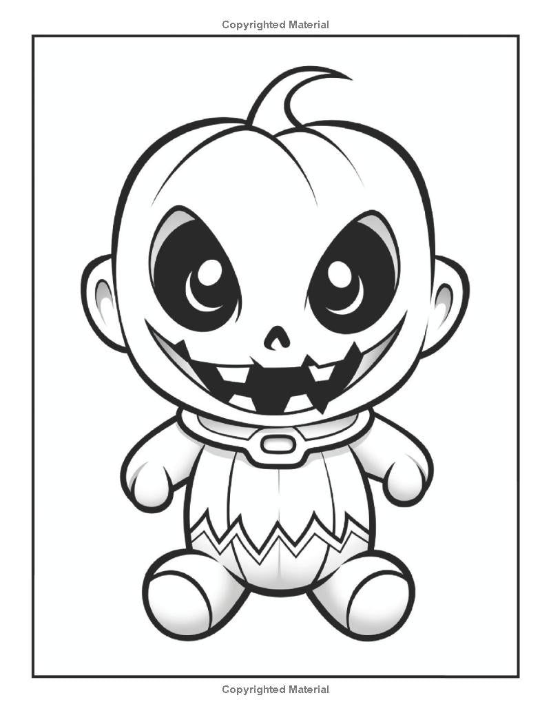 50 Pages Halloween Coloring Book for Kids Halloween Coloring Books for Kids Ages 8-12 Ghost Halloween Coloring Book for Kids Ages 4-8 Gift