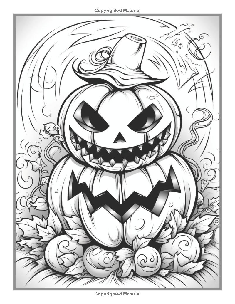 Halloween Coloring Books for Kids Ages 8-12 50 Pages Halloween Coloring Book for Kids Halloween Coloring Book for Kids Ages 4-8 Ghost Easy