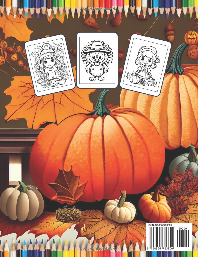 Easy Thanksgiving Coloring Book for Kids Adults Happy Thanksgiving Coloring Book Children Boys Girls Religious Thanksgiving Coloring Book