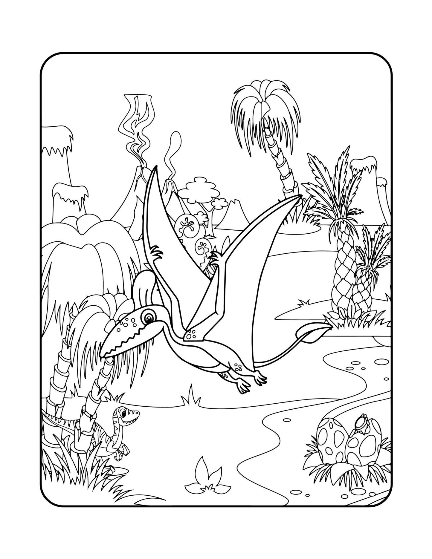 Dino Coloring Book Gift 50 Pages Dinosaur Activity Coloring Book Cute Baby Dinosaur Coloring Book Young Kids Adults Dinosaur Coloring Pages