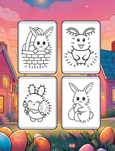 Load image into Gallery viewer, Easter Lover Dot to Dot Book 50 Pages Easter Bunny Rabbit and Eggs Dot to Dot Activity Coloring Book Gift for Kids Preschool Ages Boys Girls