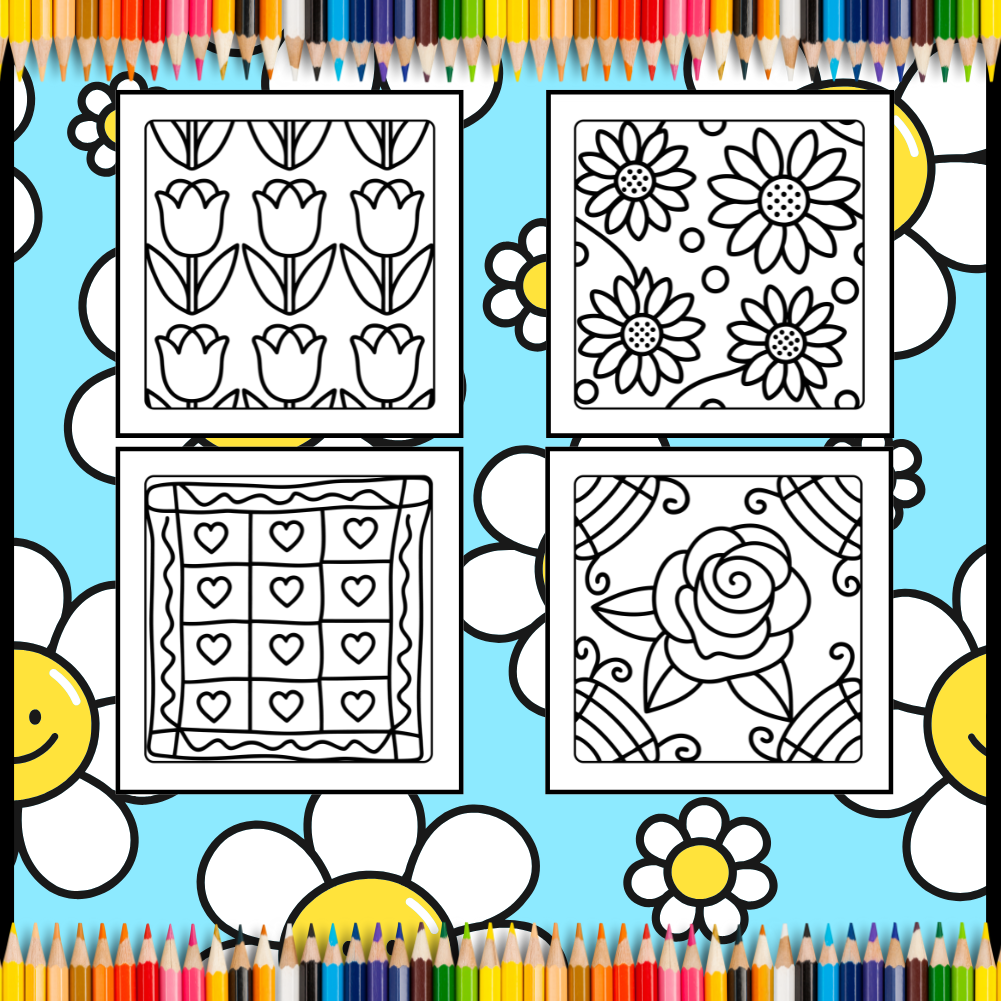 50 Pages Patterns Coloring Book Gift for Adults Men Women Kids Boys Girls Teens Youth Mindful Simple Pattern Shapes Coloring Activity Book