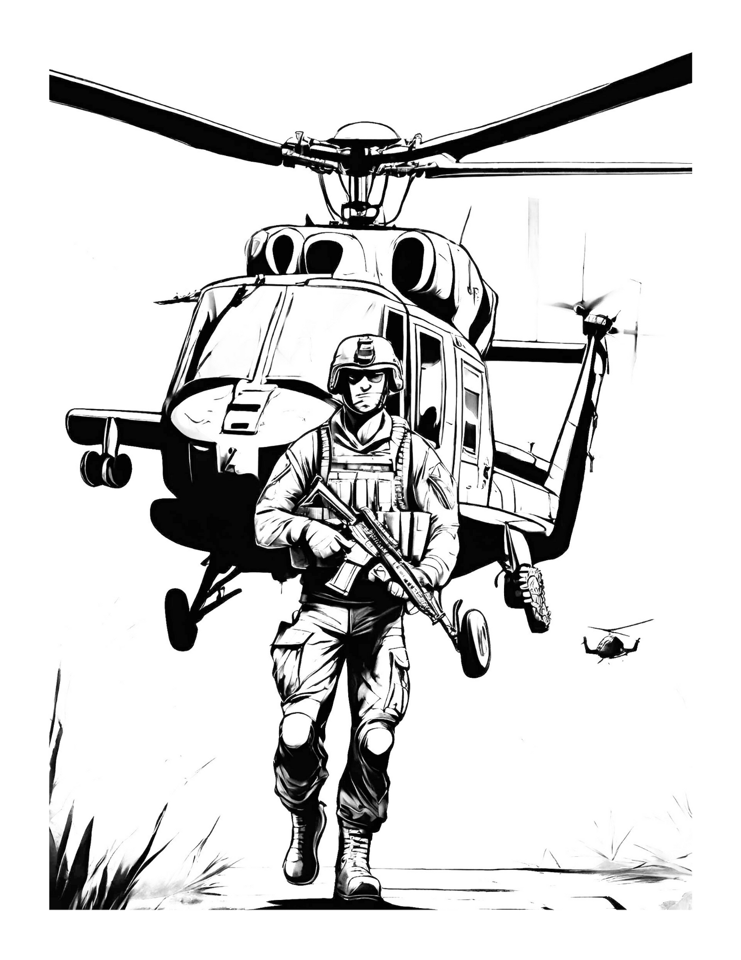 Military Army Soldier Coloring Book For Kids Military Coloring Pages Army Coloring Books Boys US Army Coloring Book Army Man Coloring Book