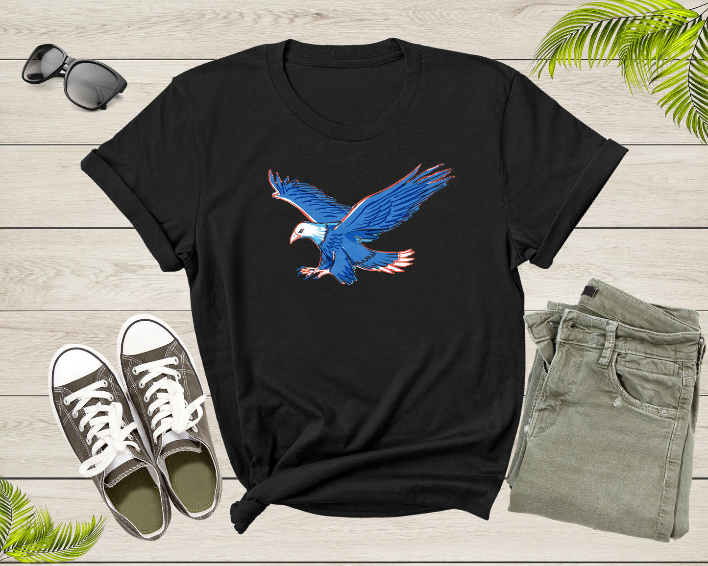 Flying Bald Eagle Flying Bird Hawk Wild Animal Retro Hunting T-Shirt Soaring Eagle Gift T Shirt for Men Women Kids Boys Girls Graphic Tshirt