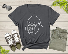 Load image into Gallery viewer, Cool Gorilla Lover Tshirt Design Gift For Adult Men Women Boys Girl Funny Gorilla Animal Graphic Present Shirt Gift Idea Gorilla Gym T-shirt