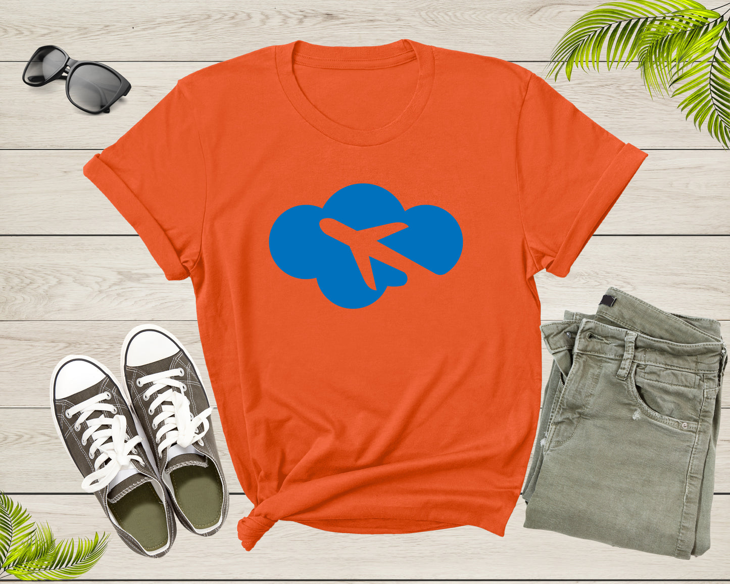 Flying Plane Airplane Aircraft Airliner Jet Blue Cloud T-Shirt Plane Lover Gift T Shirt for Men Women Kids Boys Girls Graphic Tshirt