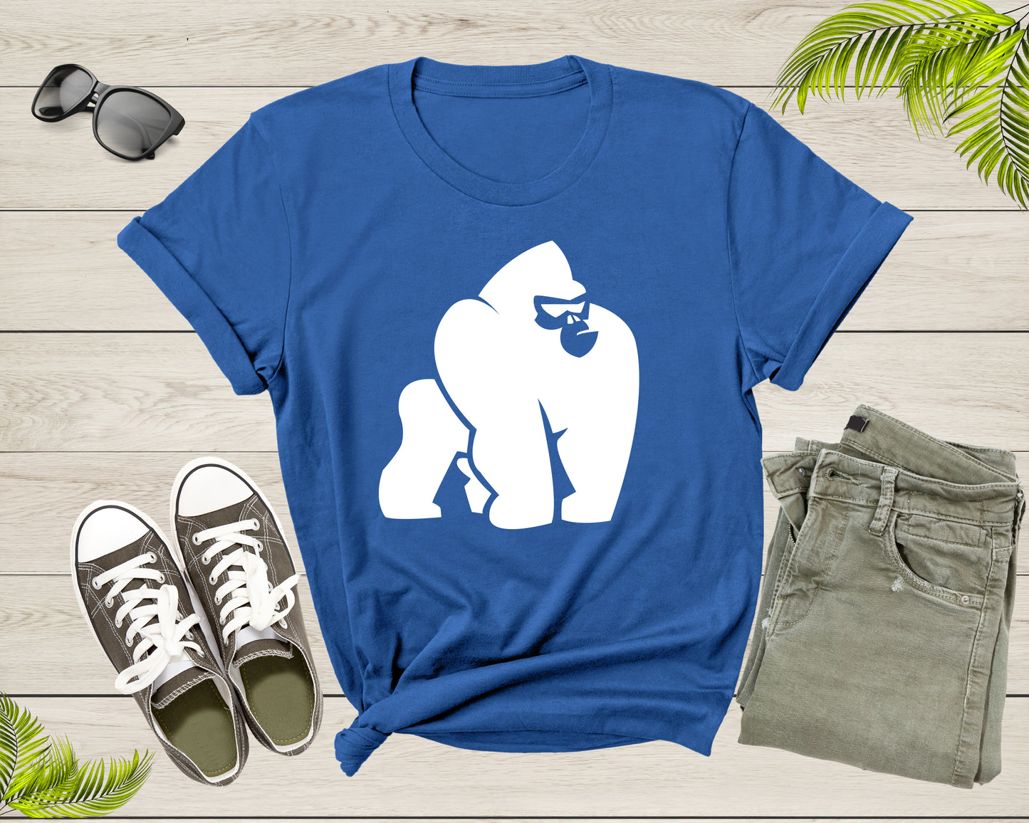 Cool Gorilla Lover Tshirt Design Gift For Adult Men Women Boys Girl Funny Gorilla Animal Graphic Present Shirt Gift Idea Gorilla Gym T-shirt