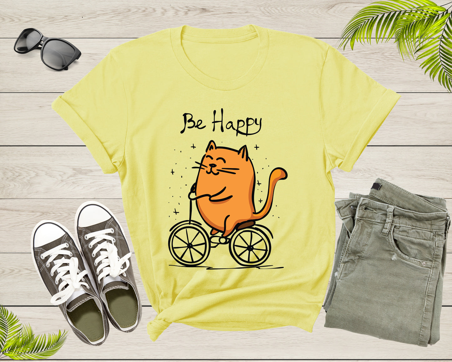 Funny Cat Bicycle Lover Gift Idea Shirt Women Men Kid Boys Girls Bicycle Kitten Tshirt Design Bike Lover Birthday Present Dad Mom T-shirt