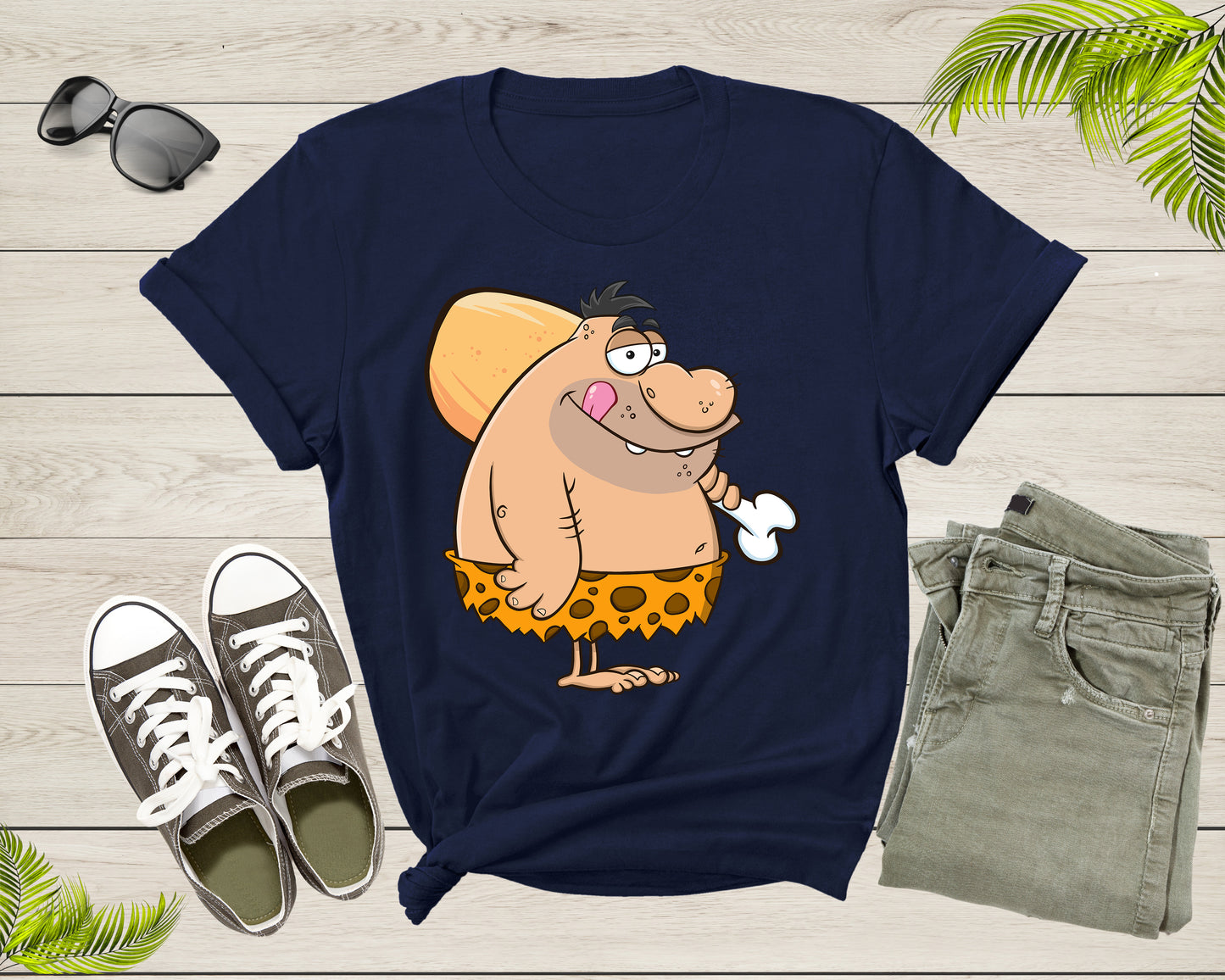 Funny Stone Age Ancient Caveman Prehistoric Neanderthal Shirt T-Shirt Caveman Lover Gift T Shirt for Men Women Kids Boys Girls Tshirt