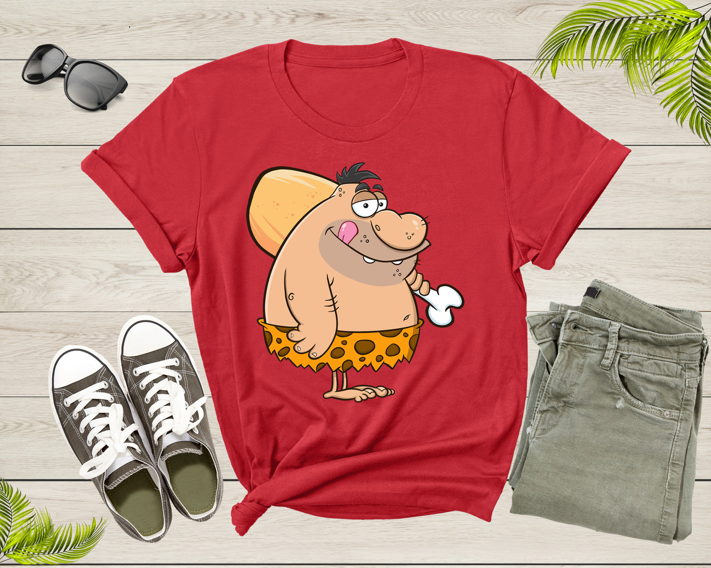 Funny Stone Age Ancient Caveman Prehistoric Neanderthal Shirt T-Shirt Caveman Lover Gift T Shirt for Men Women Kids Boys Girls Tshirt