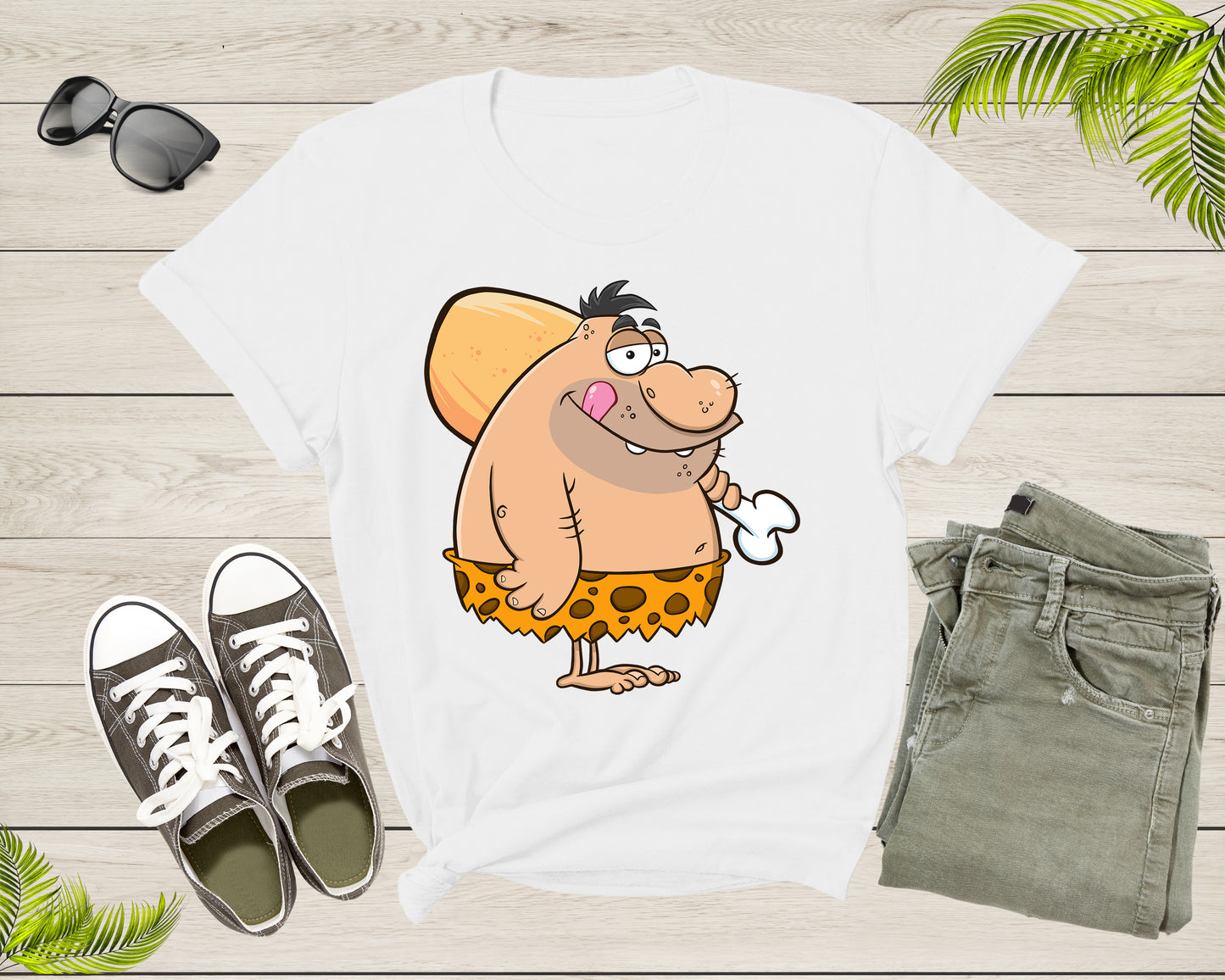 Funny Stone Age Ancient Caveman Prehistoric Neanderthal Shirt T-Shirt Caveman Lover Gift T Shirt for Men Women Kids Boys Girls Tshirt