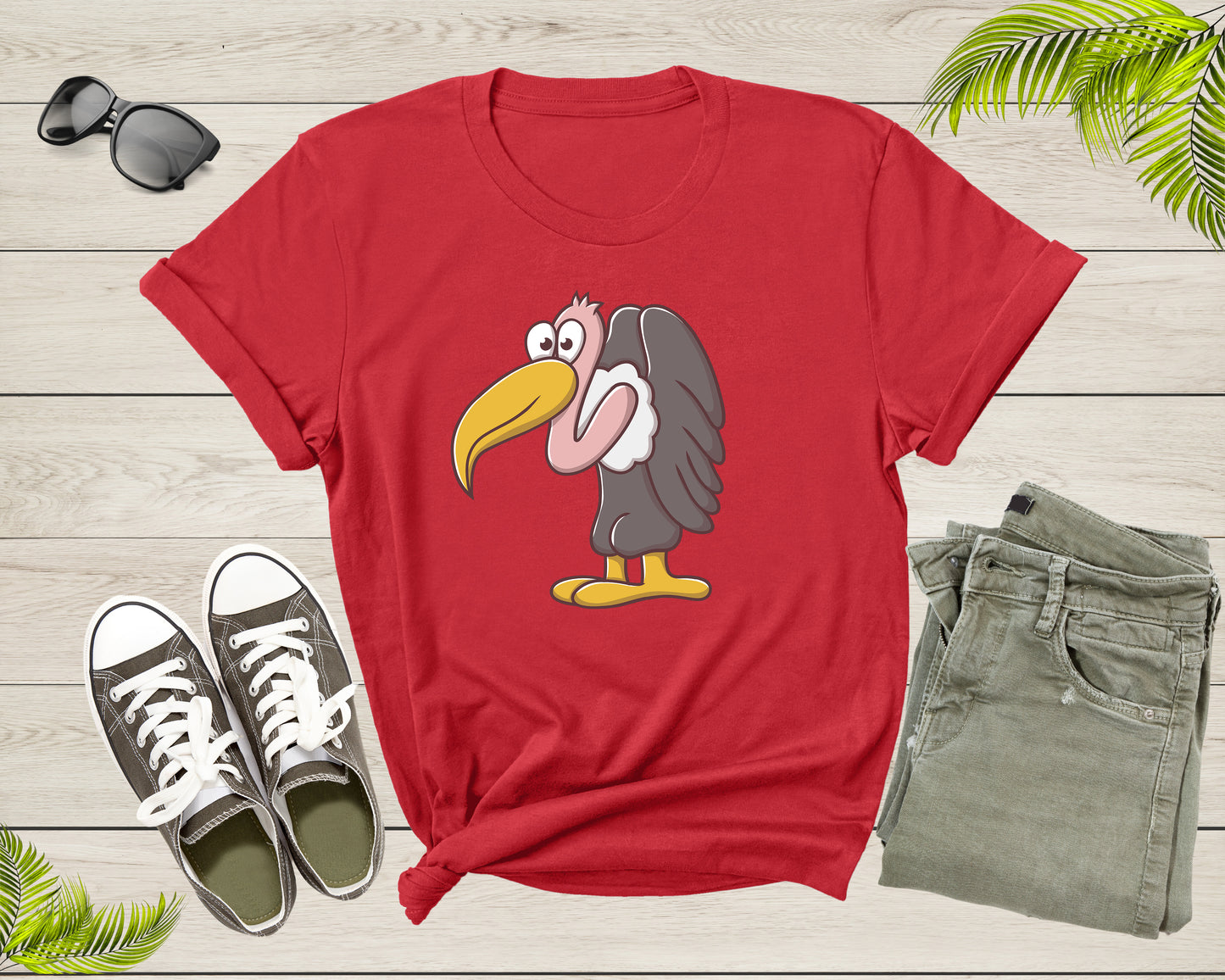 Funny Vulture Bird Animal Standing Wildlife Nature Animal T-Shirt Vulture Lover Gift T Shirt for Men Women Kids Boys Girls Graphic Tshirt