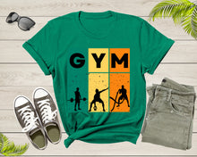 Load image into Gallery viewer, Cool GYM Gymnasium Workout Sport Fitness Cardio Motivational T-Shirt GYM Workout T Shirt Gift for Men Women Kids Boys Girls Gymnasium Tshirt