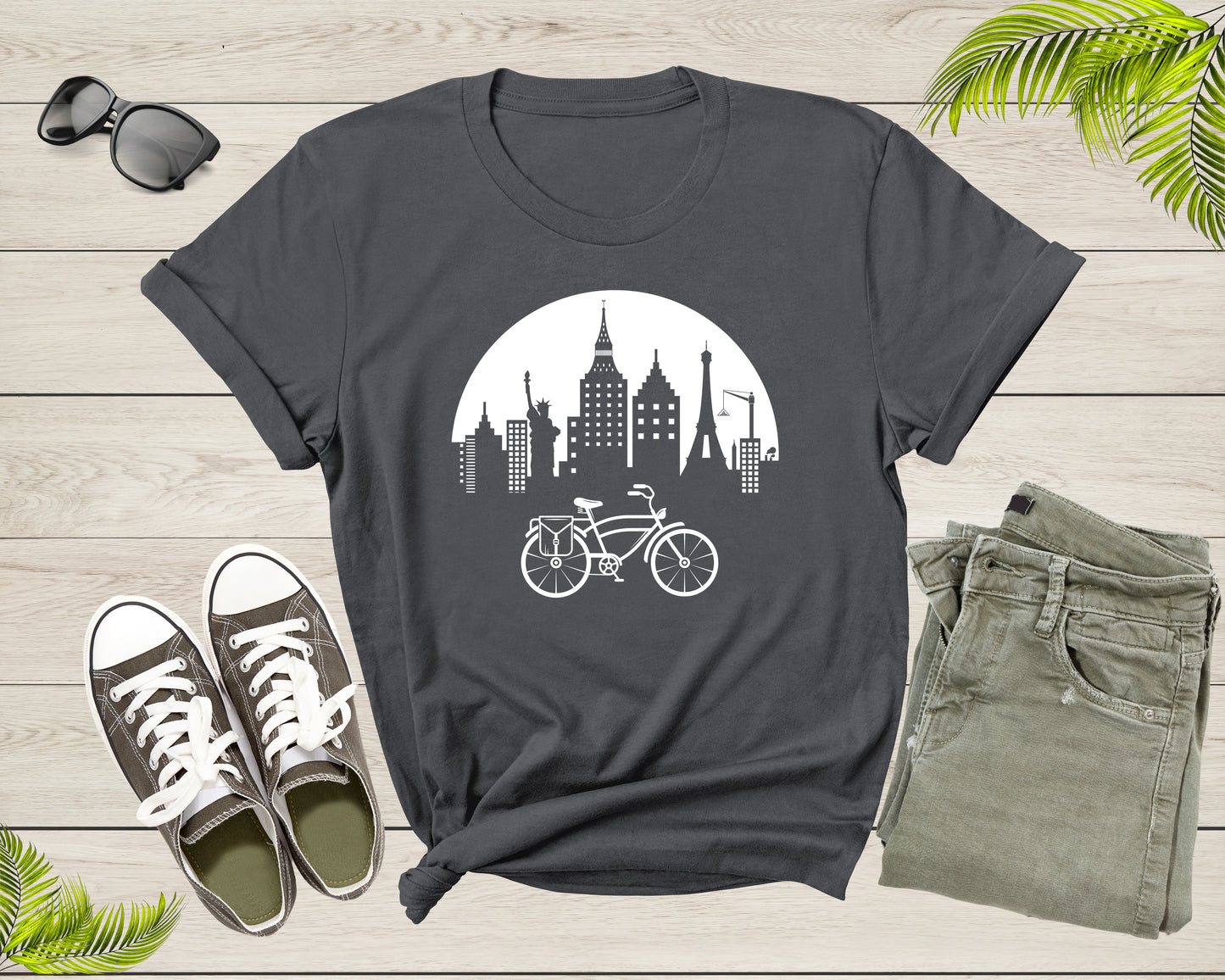 Mountain Bike Bicycle Lover Gift Idea Shirt Women Men Kids Boys Girls Bicycle Themed Tshirt Bike Lover Birthday Present Dad Mom T-shirt