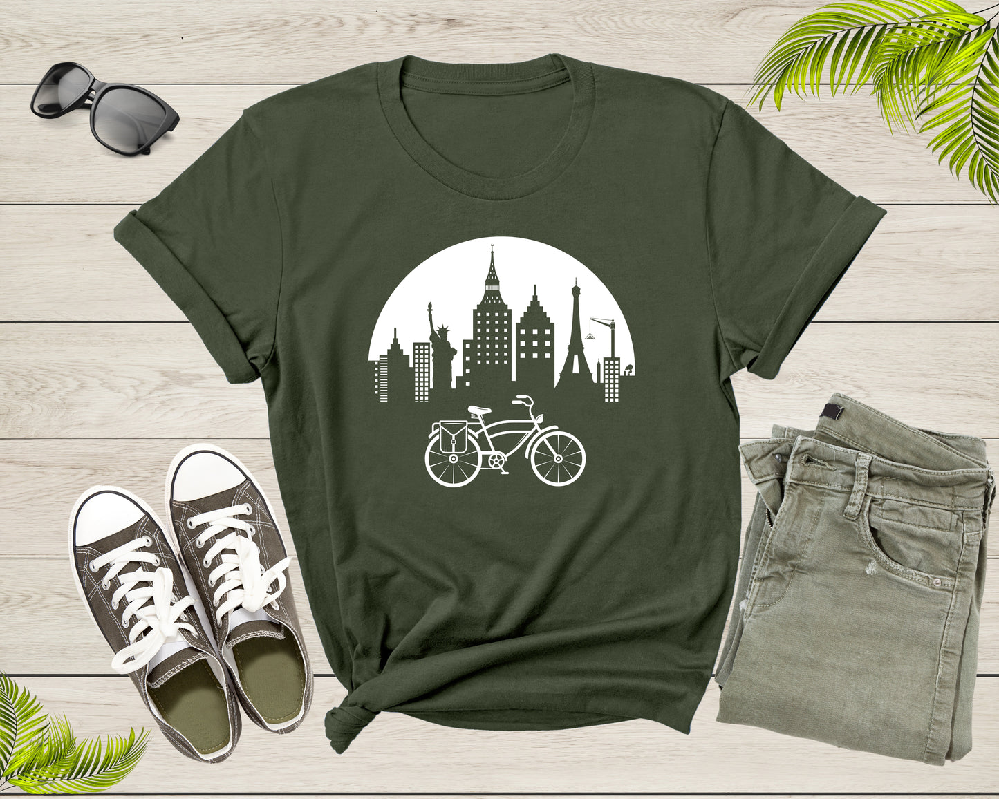 Mountain Bike Bicycle Lover Gift Idea Shirt Women Men Kids Boys Girls Bicycle Themed Tshirt Bike Lover Birthday Present Dad Mom T-shirt