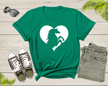 Load image into Gallery viewer, Cool Horse Pony Lover Gift Shirt For Men Women Kids Girls Boys Aesthetic Horse Lover Gift Ideas Tshirt Graphic Horse Head Silhouette T-shirt
