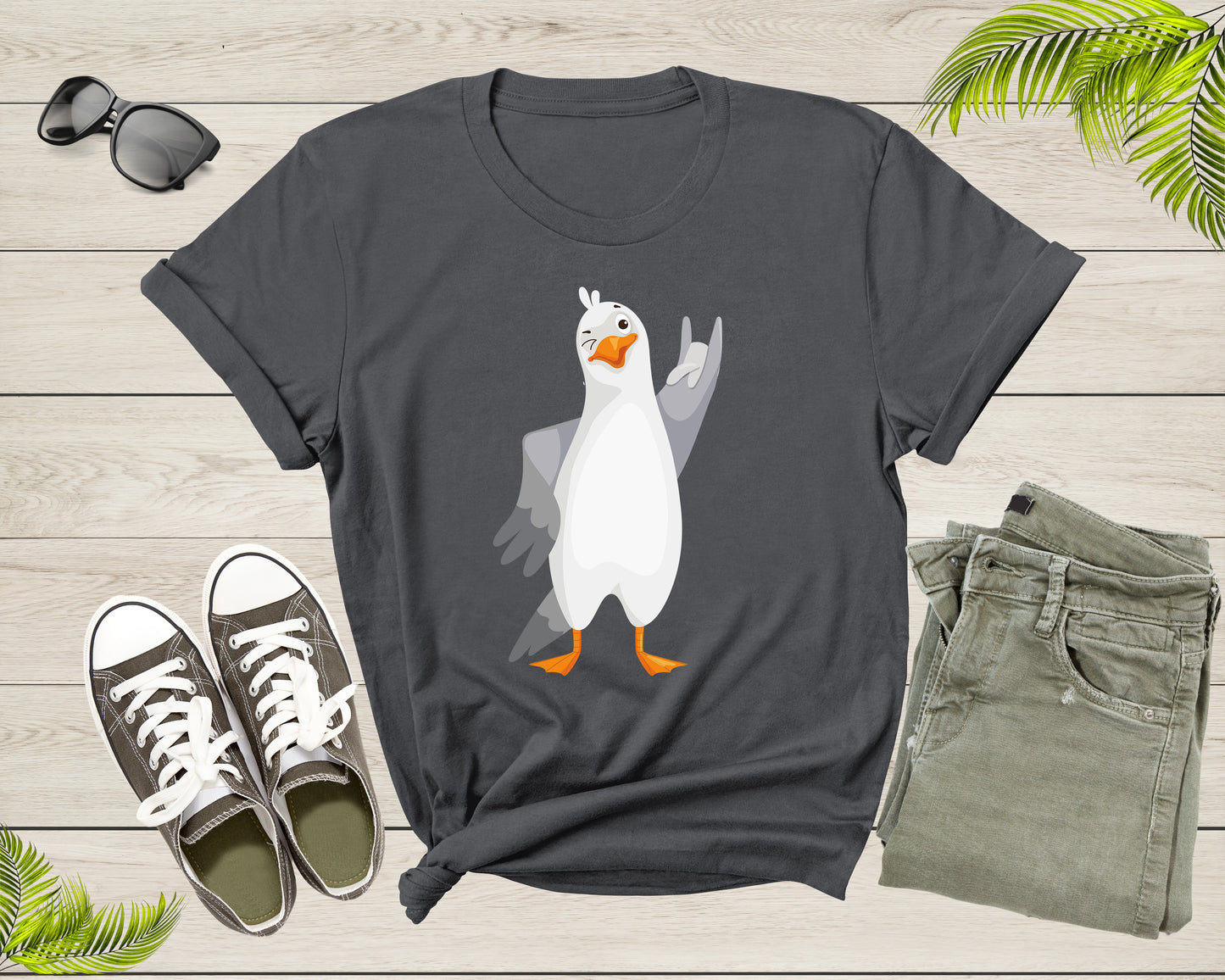 Ocean Seagull Bird Lover Gift Shirt For Men Women Kids Boys Girls Funny Seagull Graphic Print Tshirt Cool Seagull Birthday Present T-shirt
