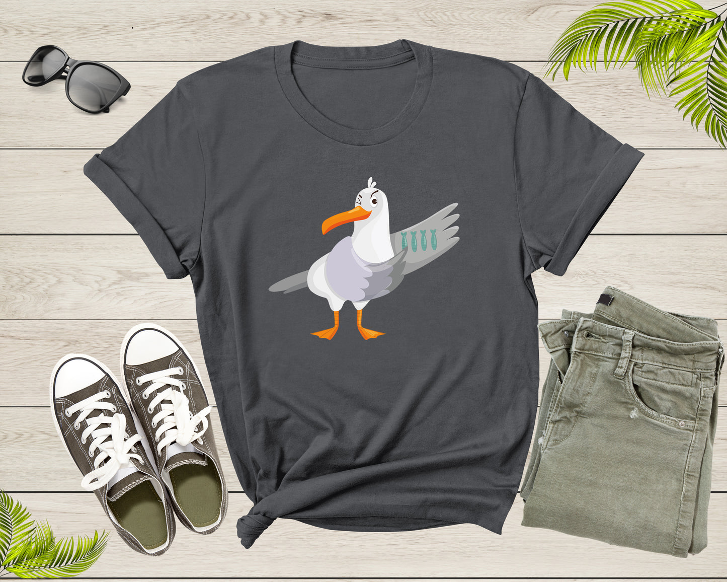 Ocean Seagull Bird Lover Gift Shirt For Men Women Kids Boys Girls Funny Seagull Graphic Print Tshirt Cool Seagull Birthday Present T-shirt