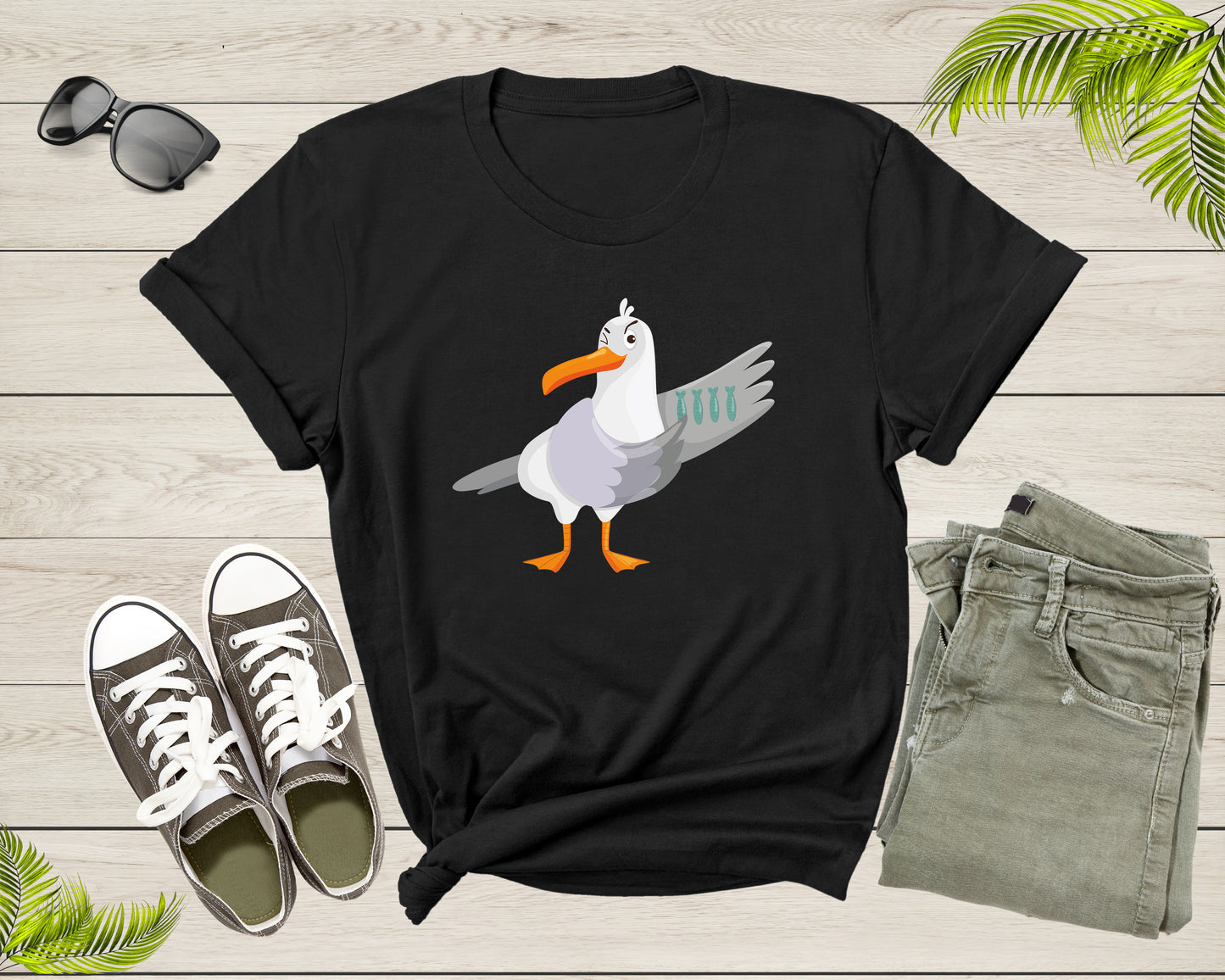 Ocean Seagull Bird Lover Gift Shirt For Men Women Kids Boys Girls Funny Seagull Graphic Print Tshirt Cool Seagull Birthday Present T-shirt