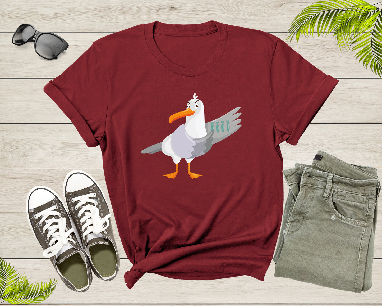 Ocean Seagull Bird Lover Gift Shirt For Men Women Kids Boys Girls Funny Seagull Graphic Print Tshirt Cool Seagull Birthday Present T-shirt