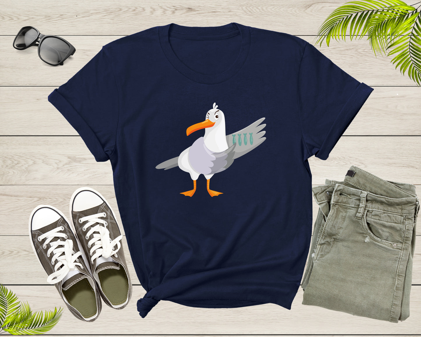 Ocean Seagull Bird Lover Gift Shirt For Men Women Kids Boys Girls Funny Seagull Graphic Print Tshirt Cool Seagull Birthday Present T-shirt
