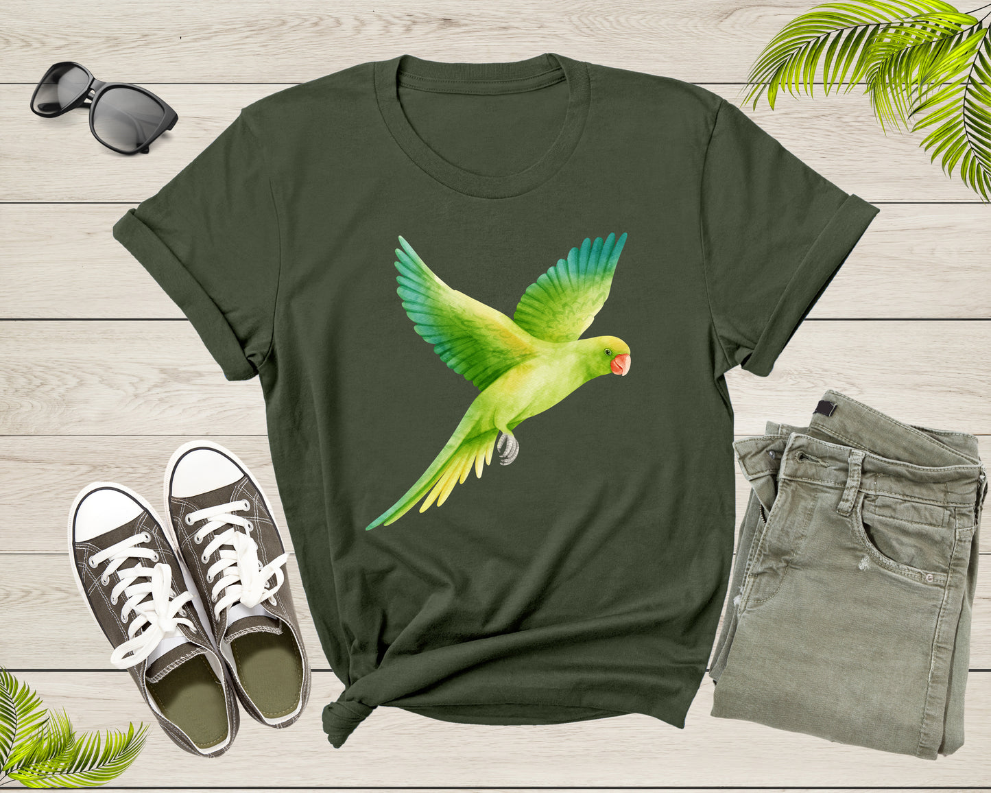Parrot Gifts Bird Shirt Parrot Animal Tshirt Zoologist Tropical Birdwatching Summer Shirt Bird Lover Gift Parrot Mom Gift For Bird Lovers
