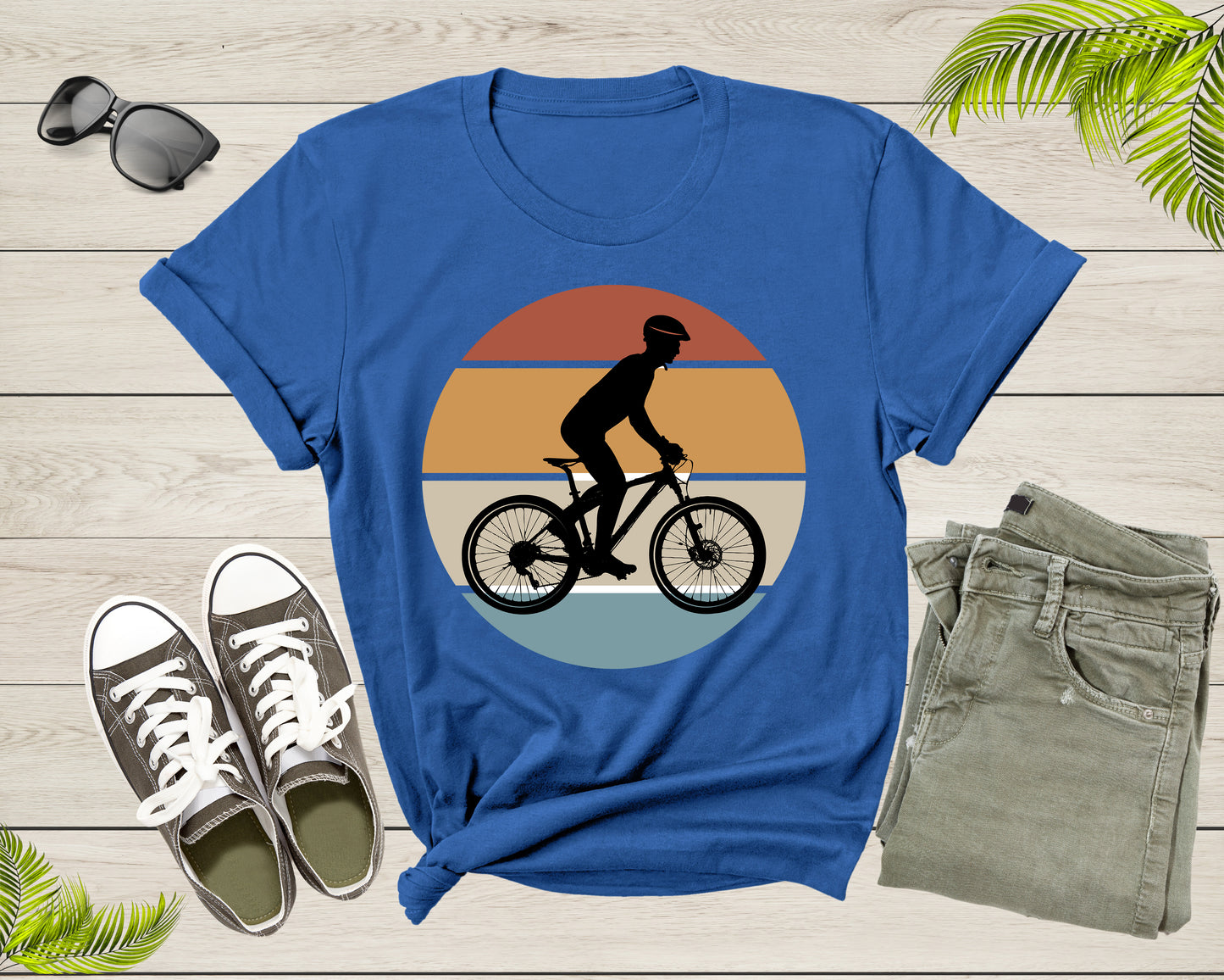 Retro Bicycle Lover Gift Idea Shirt Women Men Kids Boys Girls Bicycle Themed Tshirt Design Bike Lover Birthday Present Dad Mom T-shirt