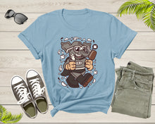 Load image into Gallery viewer, Superhero Elephant with Sunglasses Walking Eating Ice Cream T-Shirt Elephant Lover Gift T Shirt for Men Women Kids Boys Girls Teens Tshirt
