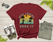 Load image into Gallery viewer, Unique Fishing Tshirt Fishing Lover Gifts For Fisherman Gift For Men Dad Husband Mom Fathers Day Fishing Graphic Design Fishing Gift Shirt