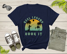 Load image into Gallery viewer, Unique Fishing Tshirt Fishing Lover Gifts For Fisherman Gift For Men Dad Husband Mom Fathers Day Fishing Graphic Design Fishing Gift Shirt