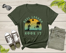 Load image into Gallery viewer, Unique Fishing Tshirt Fishing Lover Gifts For Fisherman Gift For Men Dad Husband Mom Fathers Day Fishing Graphic Design Fishing Gift Shirt