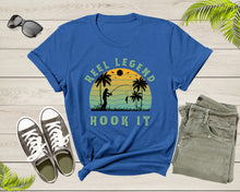 Load image into Gallery viewer, Unique Fishing Tshirt Fishing Lover Gifts For Fisherman Gift For Men Dad Husband Mom Fathers Day Fishing Graphic Design Fishing Gift Shirt