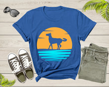 Load image into Gallery viewer, Cool Horse Pony Lover Gift Shirt For Men Women Kids Girls Boys Aesthetic Horse Lover Gift Tshirt Graphic Horse Sunset Silhouette T-shirt