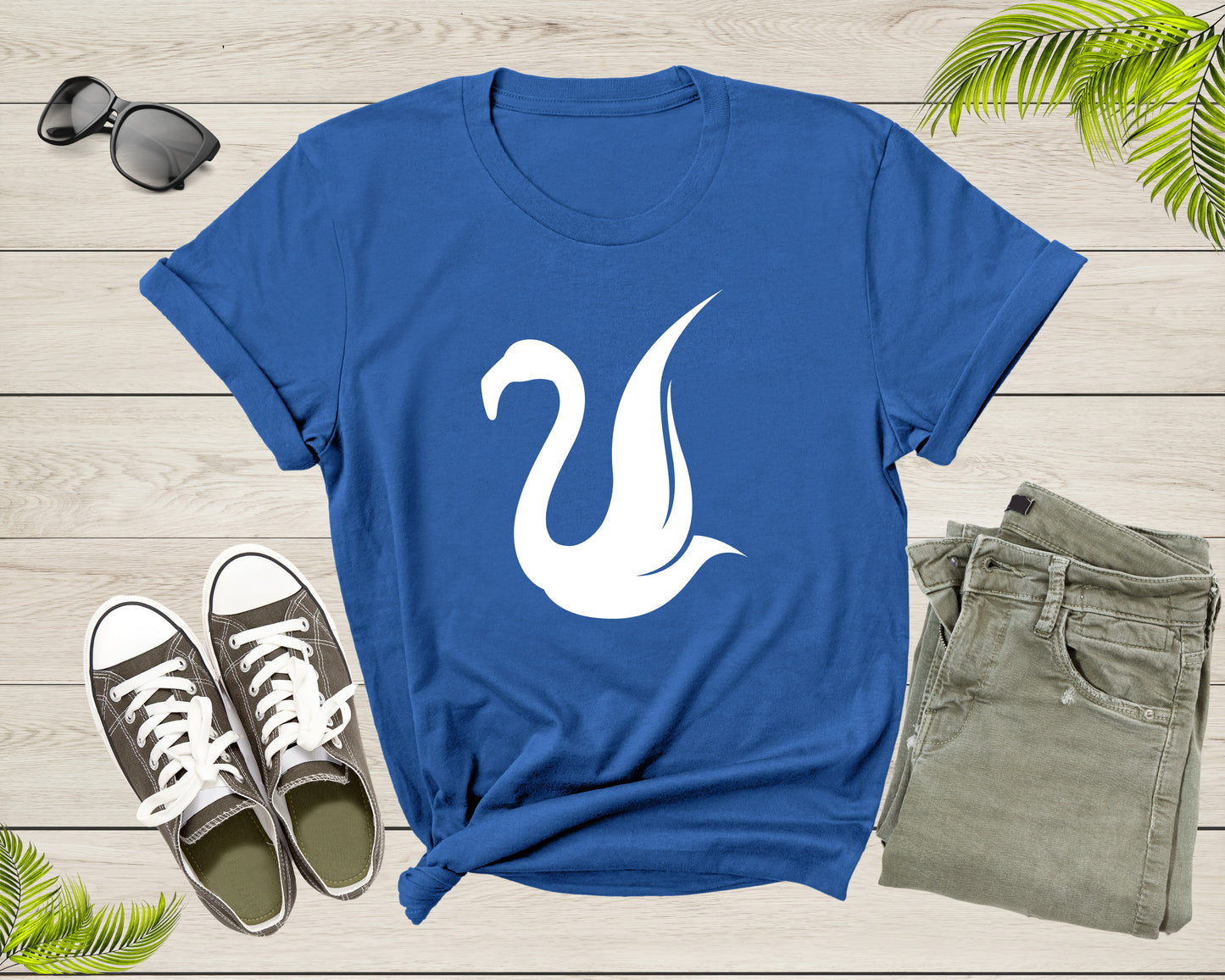 White Bird Flamingo Beautiful Wildlife Nature Animal Bird T-Shirt Flamingo Bird Lover Gift T Shirt for Men Women Girls Boys Teens Tshirt