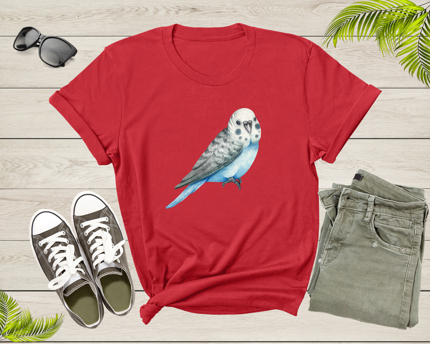 Womens Mens Cute Parakeet Budgie Bird Lover Gift Shirt Present For Parakeet Lover Budgie Owner Tshirt For Men Women Kids Boys Girls T-shirt