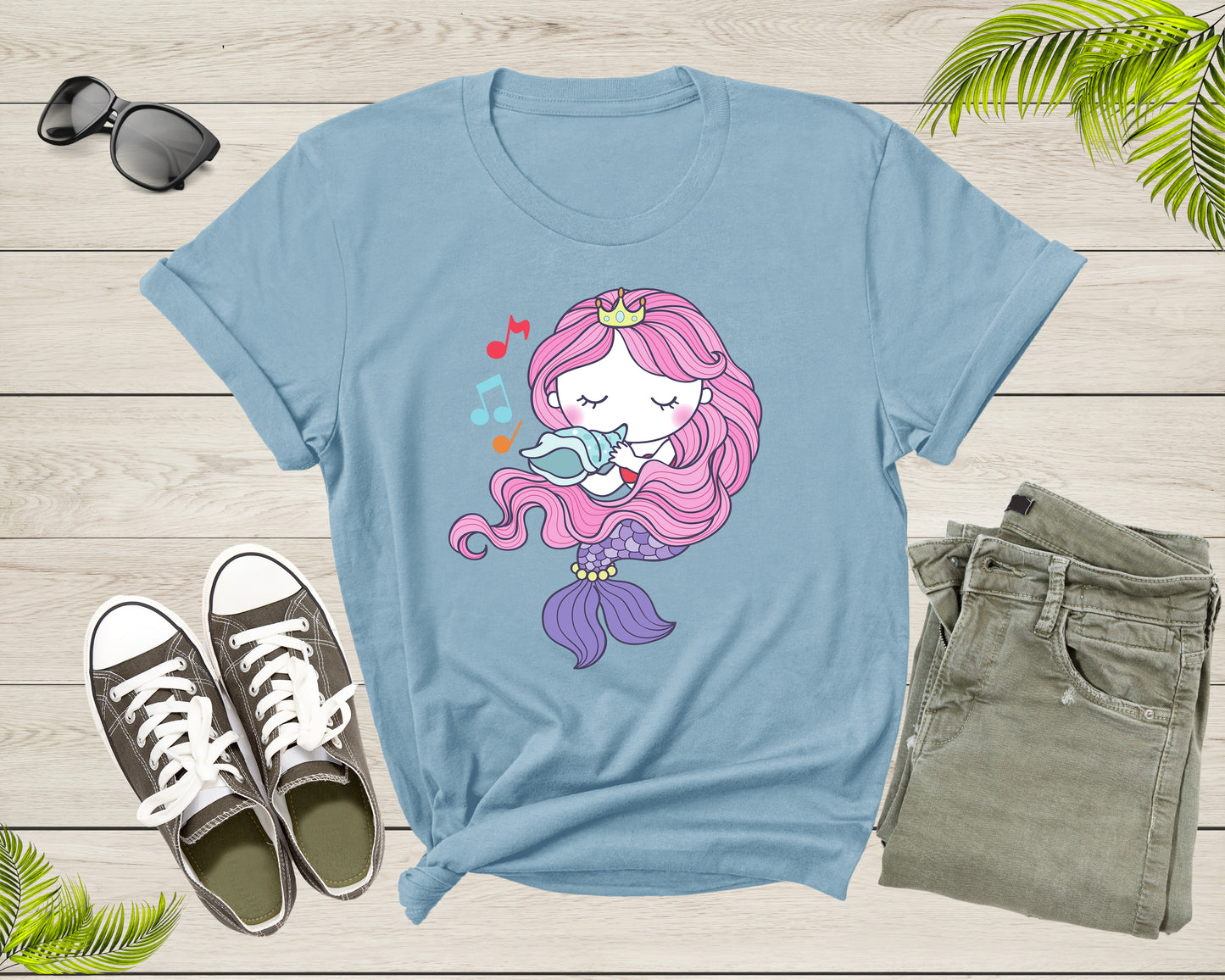 Little Mermaid Mothers Day Gift For Mermaid Lover Mom Momma T-Shirt Mermaid Lover Gift T Shirt for Men Women Girls Boys Teens Tshirt