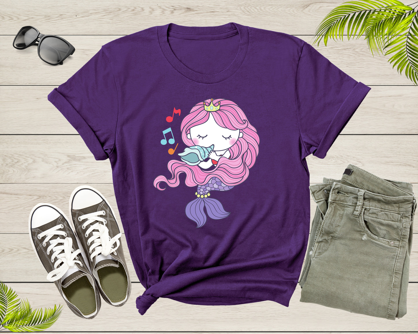 Little Mermaid Mothers Day Gift For Mermaid Lover Mom Momma T-Shirt Mermaid Lover Gift T Shirt for Men Women Girls Boys Teens Tshirt