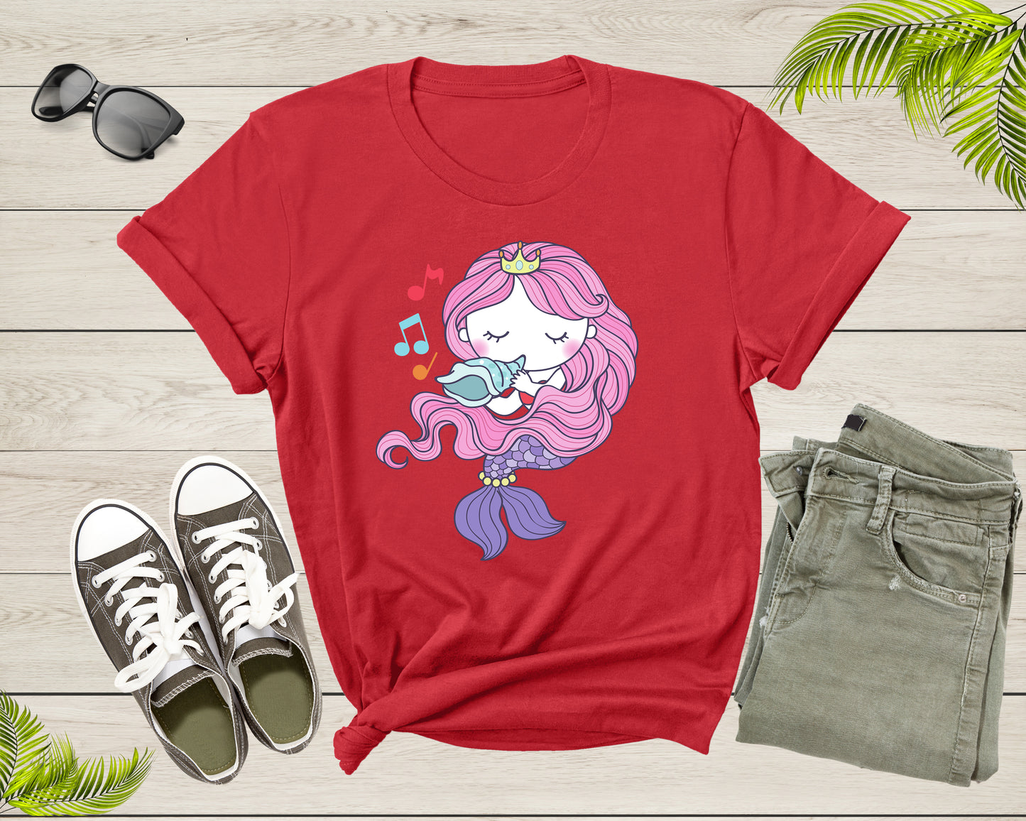 Little Mermaid Mothers Day Gift For Mermaid Lover Mom Momma T-Shirt Mermaid Lover Gift T Shirt for Men Women Girls Boys Teens Tshirt