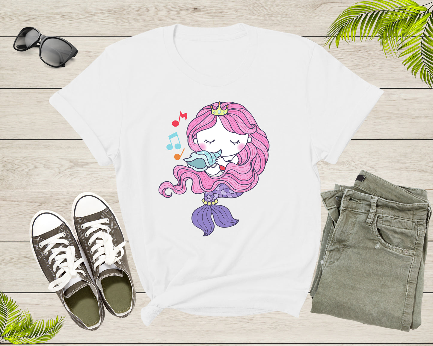 Little Mermaid Mothers Day Gift For Mermaid Lover Mom Momma T-Shirt Mermaid Lover Gift T Shirt for Men Women Girls Boys Teens Tshirt