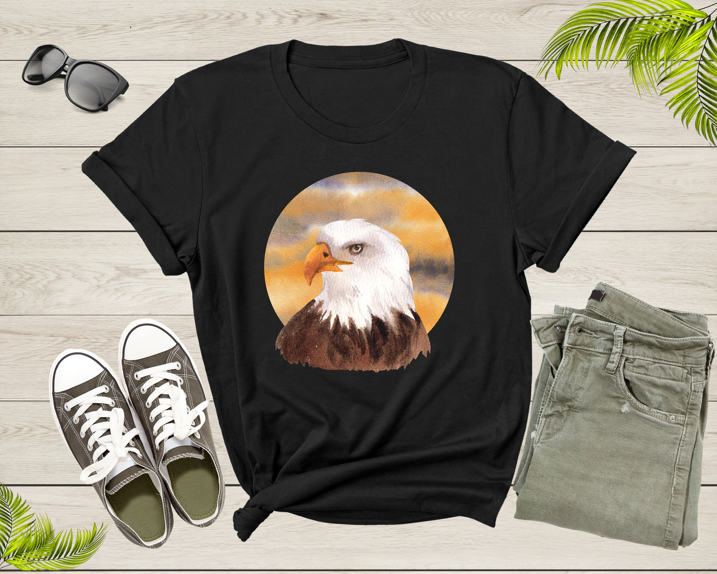 American Bald Eagle Bird Gift Women Men Kids Boys Dad Mom T-Shirt Bald Eagle Bird Animal Lover Gift T Shirt for Girls Teens Tshirt