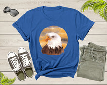 Load image into Gallery viewer, American Bald Eagle Bird Gift Women Men Kids Boys Dad Mom T-Shirt Bald Eagle Bird Animal Lover Gift T Shirt for Girls Teens Tshirt